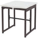 Set mobilier exterior pliabil, 5 piese, maro, oțel, poliratan - WALTI WALTI