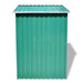 Magazie metalică de grădină, 204 x 132 x 186 cm, verde - WALTI WALTI