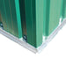 Magazie metalică de grădină, 204 x 132 x 186 cm, verde - WALTI WALTI