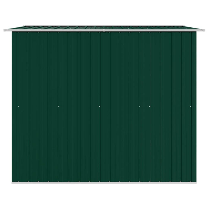 Magazie șopron metalic de grădină, 257 x 205 x 178 cm, verde - WALTI WALTI