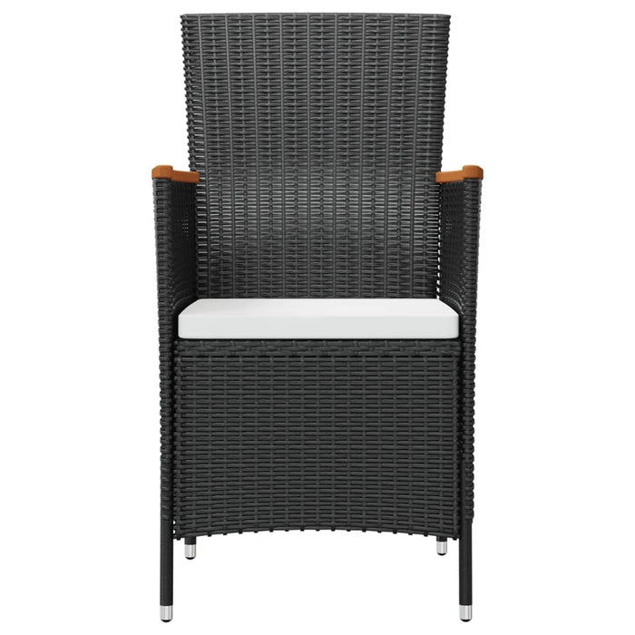 Set mobilier de exterior cu perne, 7 piese, poliratan WALTI
