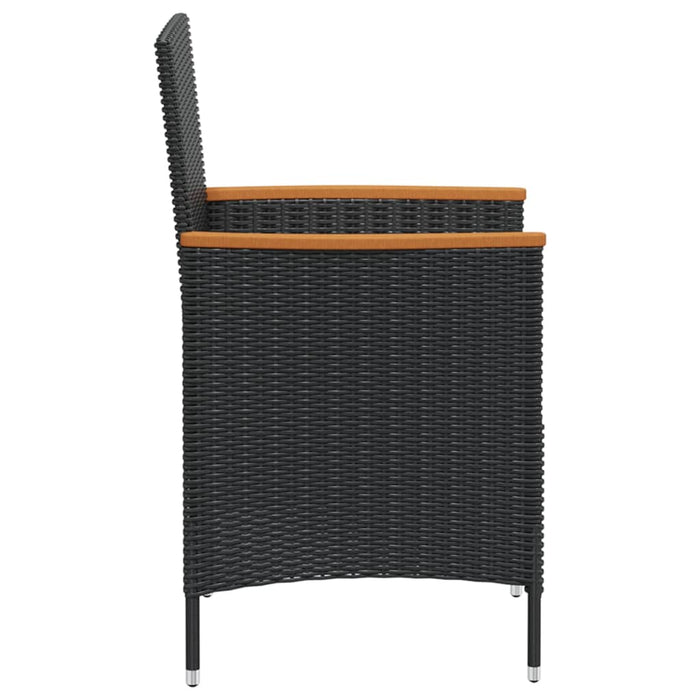 Set mobilier de exterior cu perne, 7 piese, poliratan WALTI