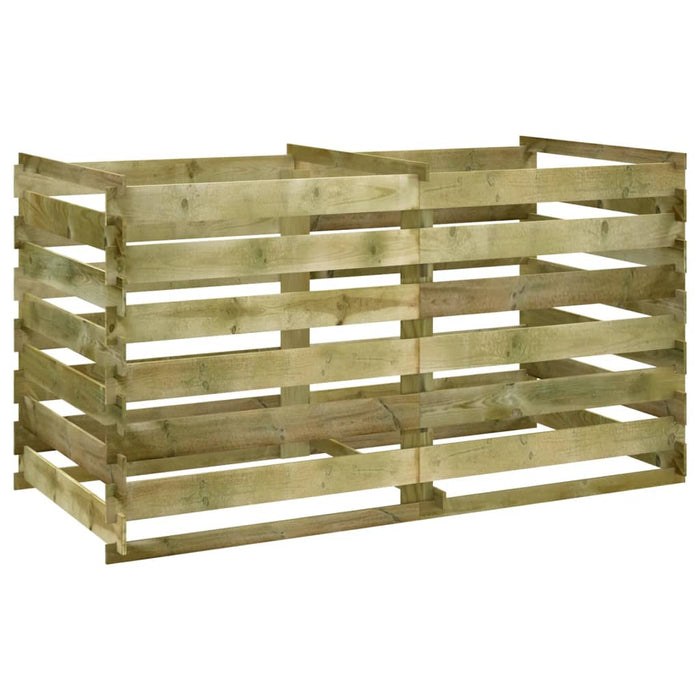 Compostor cu stinghii, 180x90x90 cm, lemn de pin tratat - WALTI WALTI