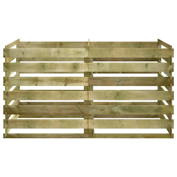 Compostor cu stinghii, 180x90x90 cm, lemn de pin tratat - WALTI WALTI