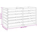 Compostor cu stinghii, 180x90x90 cm, lemn de pin tratat - WALTI WALTI