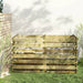 Compostor cu stinghii, 180x90x90 cm, lemn de pin tratat - WALTI WALTI
