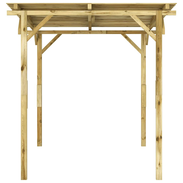 Copertină de grădină, 180x180x189 cm, lemn de pin tratat WALTI
