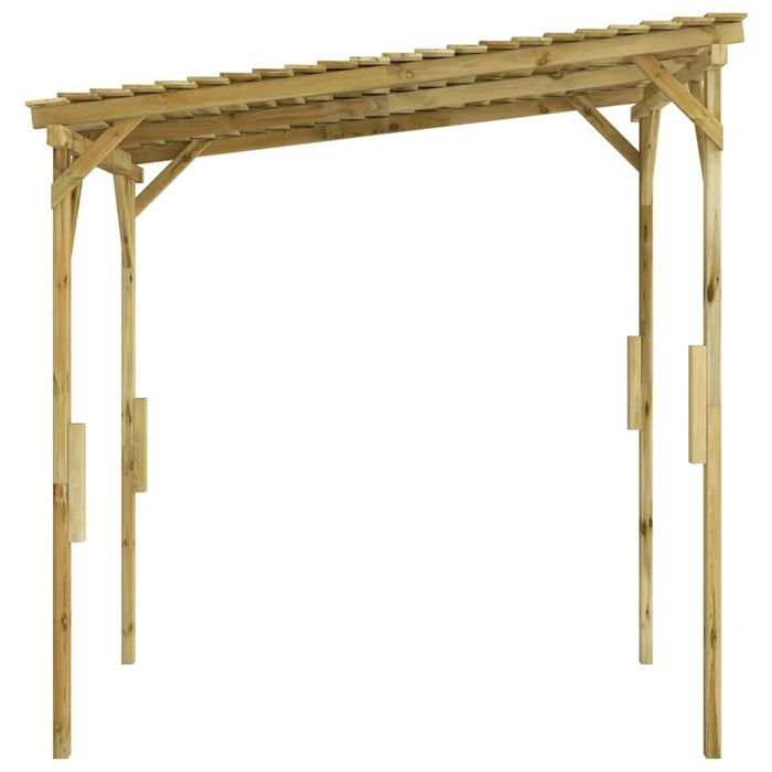 Copertină de grădină, 180x180x189 cm, lemn de pin tratat WALTI
