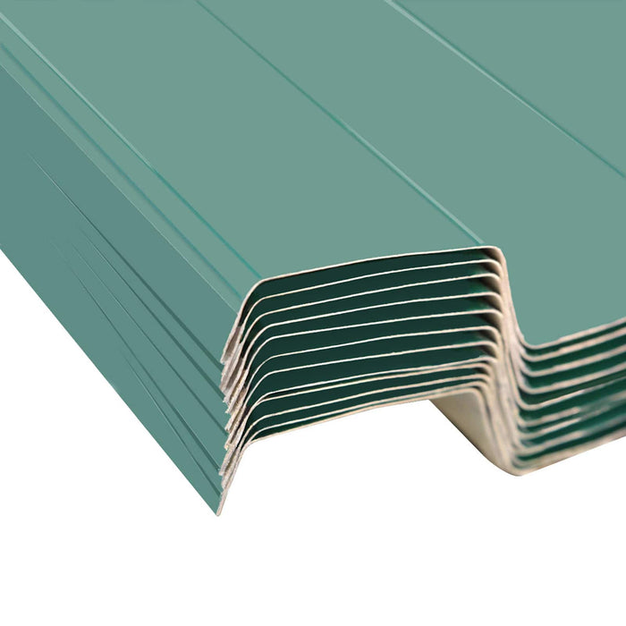 Panou de acoperiș 12 pcs Verde 129 x 45 cm Oțel galvanizat - WALTI WALTI