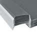 Panou de acoperiș 12 pcs Gri 129 x 45 cm Oțel galvanizat - WALTI WALTI
