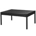 Set mobilier de grădină cu perne, 6 piese, negru, poliratan - WALTI WALTI