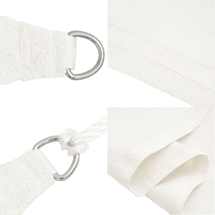 Pânză parasolar, alb, 3,6 x 3,6 m, HDPE, pătrat - WALTI WALTI