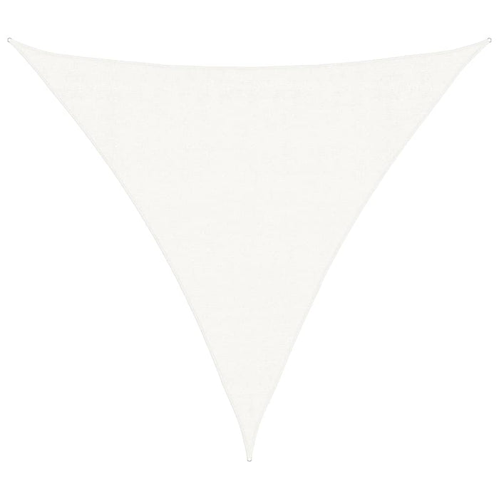 Pânză parasolar din HDPE triunghiulară 3,6x3,6x3,6 m, alb - WALTI WALTI
