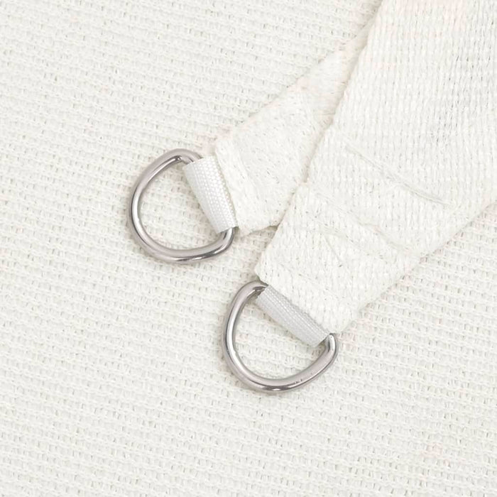 Pânză parasolar din HDPE triunghiulară 3,6x3,6x3,6 m, alb - WALTI WALTI