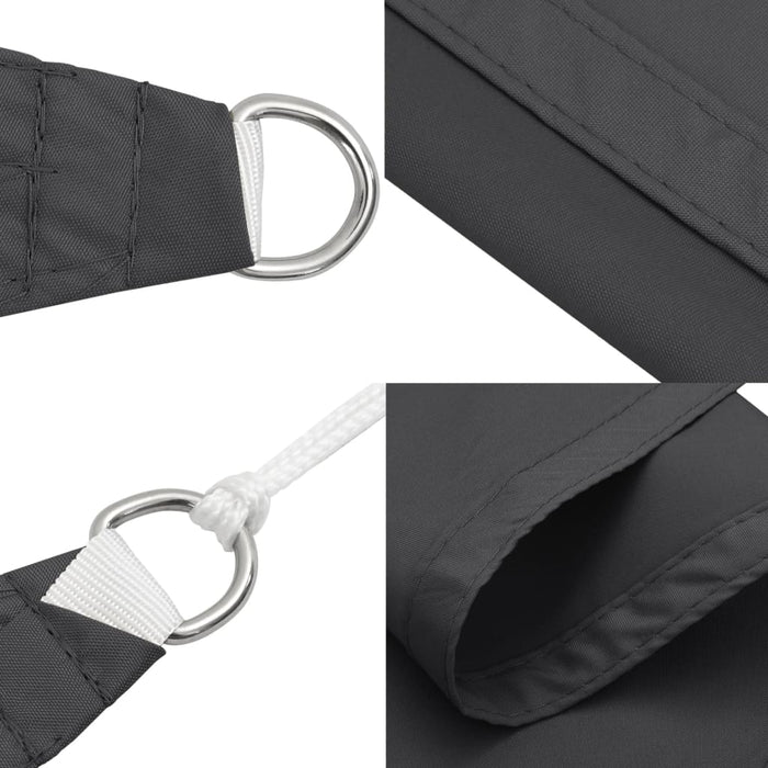 Pânză parasolar, antracit, 2 x 2 m, țesătură Oxford, pătrat - WALTI WALTI