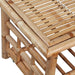 Set mobilier de grădină cu perne, 4 piese, bambus - WALTI WALTI