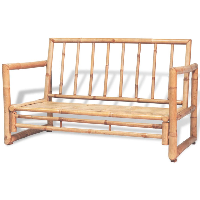 Set mobilier de grădină cu perne, 4 piese, bambus - WALTI WALTI