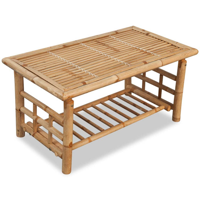 Set mobilier de grădină cu perne, 4 piese, bambus - WALTI WALTI