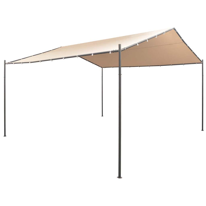 Pavilion foișor cort baldachin, 4 x 4 m, oțel, bej WALTI