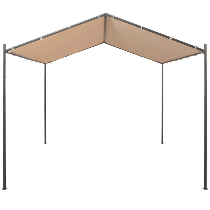 Foișor pavilion, cort, baldachin, 3x3 m oțel, bej WALTI