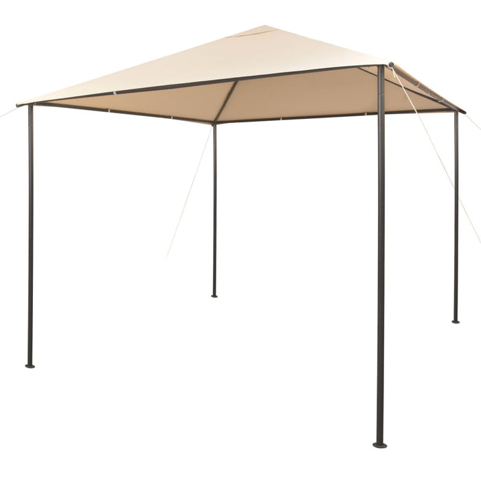 Foișor pavilion cort, baldachin, 3x3 m oțel, bej WALTI