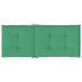 Perne scaun cu spătar înalt, 2 buc., verde, 120x50x3 cm, textil - WALTI WALTI