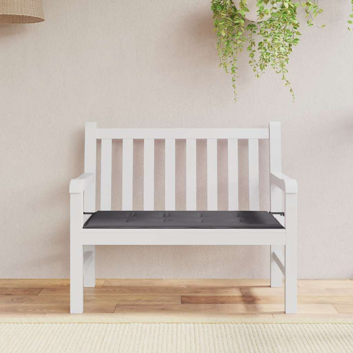 Pernă de bancă de grădină antracit 100x50x4 cm textil oxford WALTI