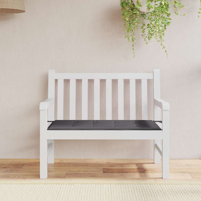 Pernă de bancă de grădină antracit 120x50x4 cm textil oxford WALTI