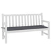 Pernă de bancă de grădină antracit 150x50x3 cm textil oxford - WALTI WALTI