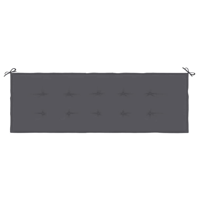 Pernă de bancă de grădină antracit 150x50x3 cm textil oxford - WALTI WALTI