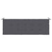 Pernă de bancă de grădină antracit 150x50x3 cm textil oxford - WALTI WALTI