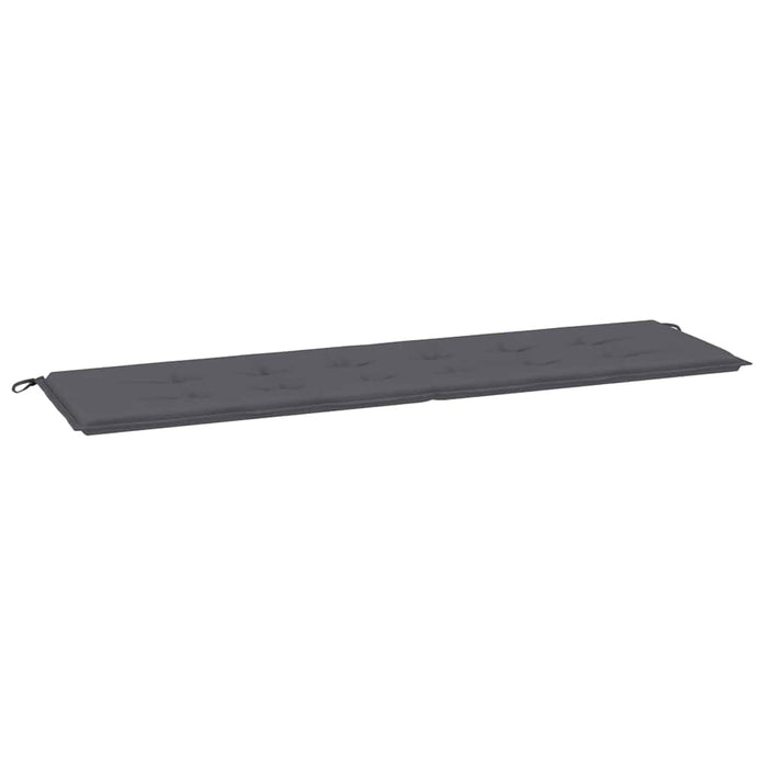 Pernă de bancă de grădină antracit 180x50x3 cm textil oxford - WALTI WALTI