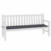 Pernă de bancă de grădină antracit 180x50x3 cm textil oxford - WALTI WALTI