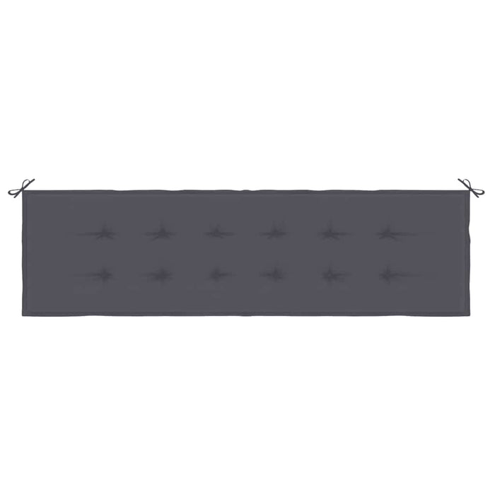 Pernă de bancă de grădină antracit 180x50x3 cm textil oxford - WALTI WALTI