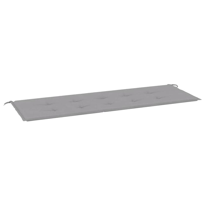 Pernă de bancă de grădină, gri, 150x50x4 cm, textil oxford WALTI