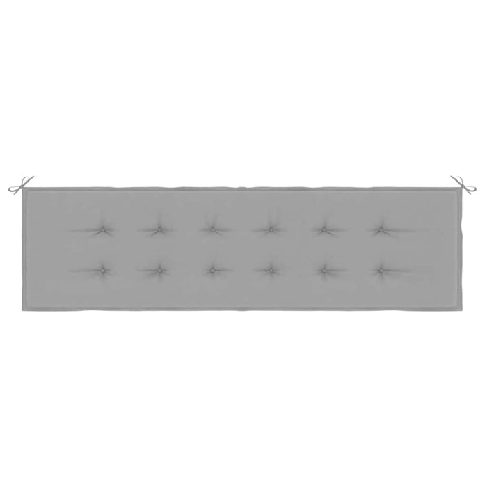 Pernă de bancă de grădină, gri, 180x50x3 cm, textil oxford - WALTI WALTI