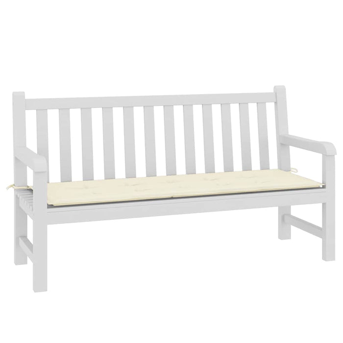 Pernă de bancă de grădină, crem, 150x50x4 cm, textil oxford WALTI