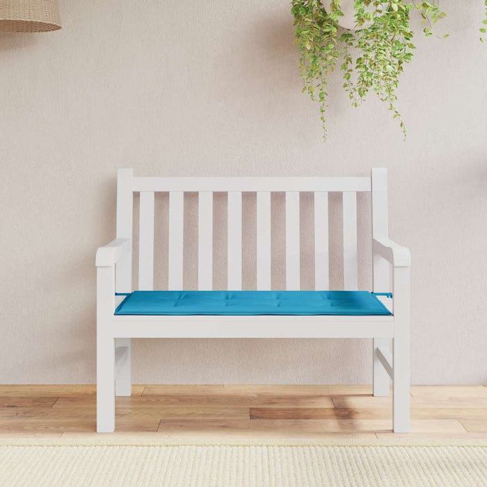Pernă de bancă de grădină, albastru, 120x50x3 cm, textil oxford - WALTI WALTI