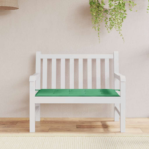 Pernă de bancă de grădină, verde, 120x50x3 cm, textil oxford - WALTI WALTI