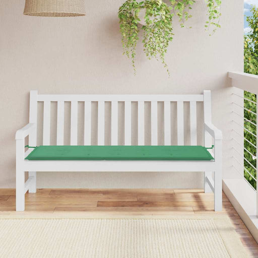 Pernă de bancă de grădină, verde, 150x50x3 cm, textil oxford - WALTI WALTI