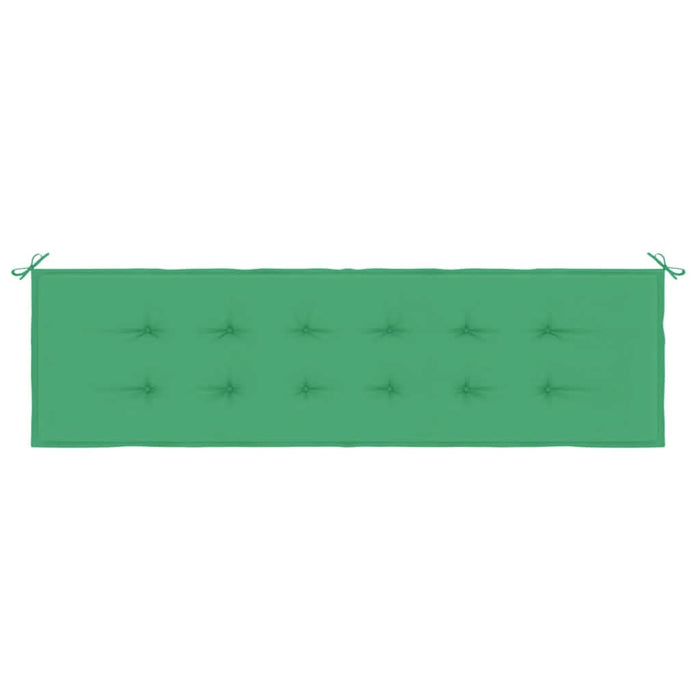 Pernă de bancă de grădină, verde, 180x50x3 cm, textil oxford - WALTI WALTI