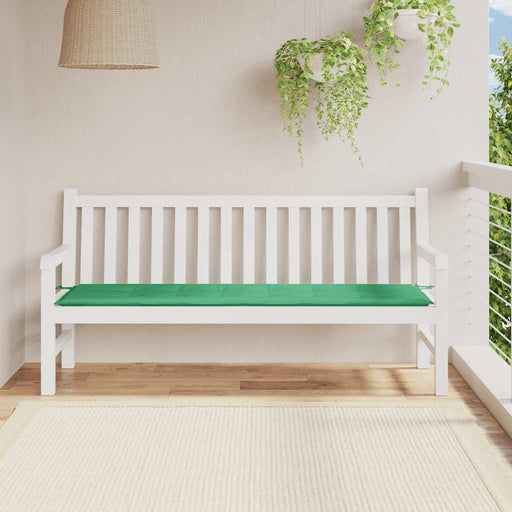 Pernă de bancă de grădină, verde, 180x50x3 cm, textil oxford - WALTI WALTI