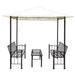 Pavilion de grădină cu masă și bănci 2,5x1,5x2,4 m - WALTI WALTI