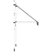 Copertină retractabilă manual, dungi albastru și alb, 150 cm - WALTI WALTI