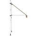 Copertină retractabilă manual, dungi galben și albastru, 150 cm - WALTI WALTI