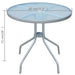 Masă de bistro, gri, 80 x 71 cm, oțel - WALTI WALTI