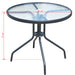 Set mobilier de exterior, 5 piese, negru, oțel - WALTI WALTI