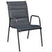 Set mobilier de exterior, 5 piese, negru, oțel - WALTI WALTI