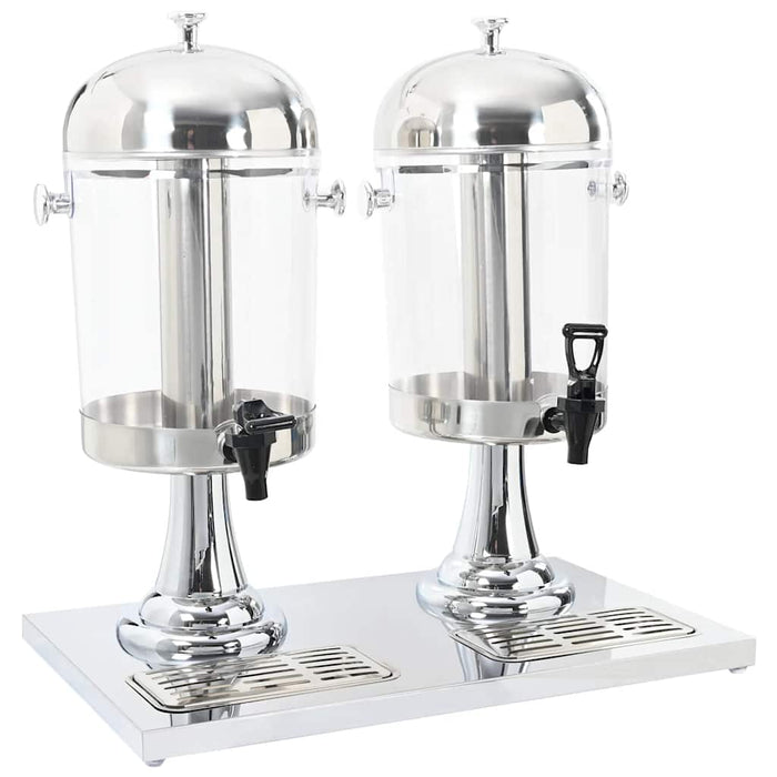Dozator dublu de suc din oțel inoxidabil 2 x 8 L - WALTI WALTI