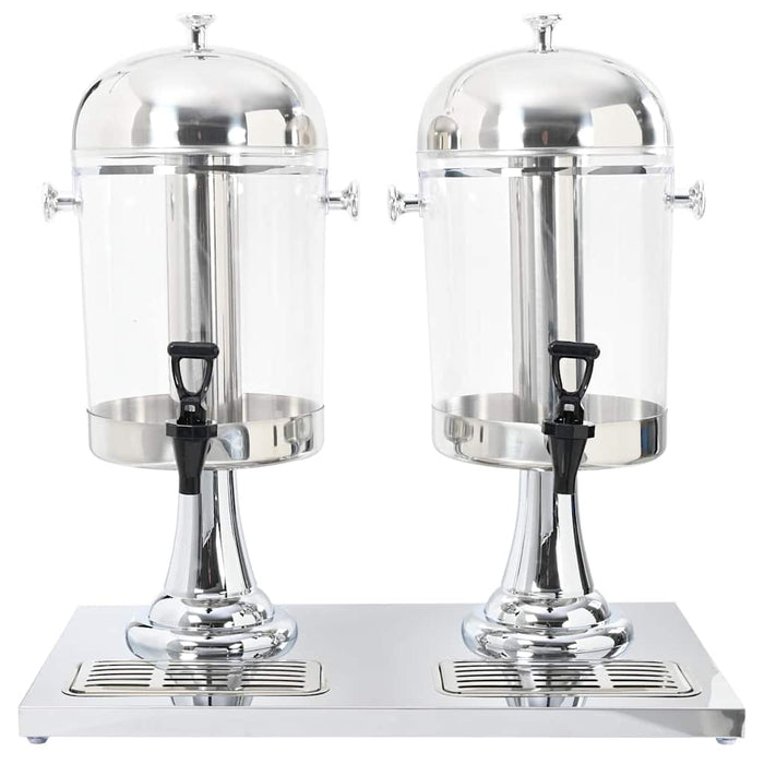 Dozator dublu de suc din oțel inoxidabil 2 x 8 L - WALTI WALTI